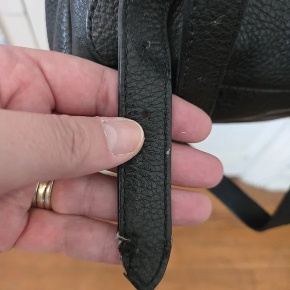 Coach Black Leather Backpack - Picture 5 of 5